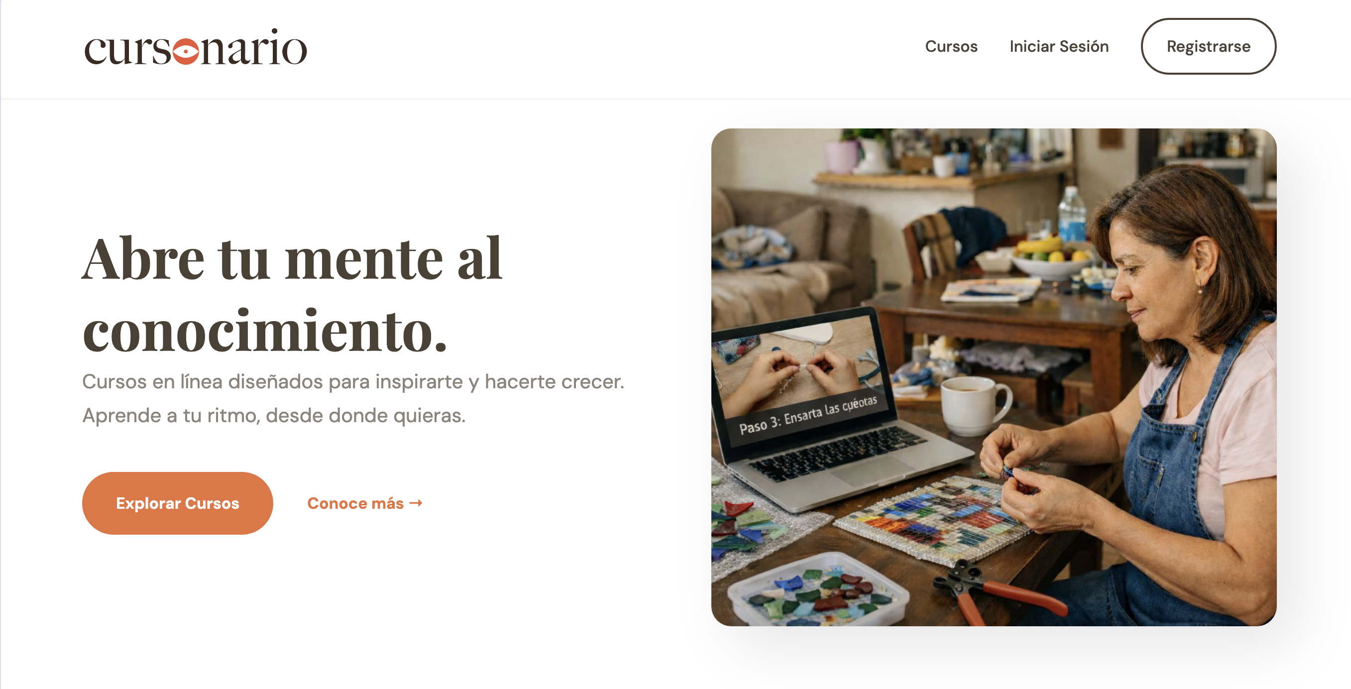 Desarrollo web y app para plataforma de cursos en línea